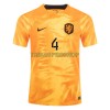 Original Fußballtrikot VIRGIL 4 Niederlande Heimtrikot WM 2022 Für Herren